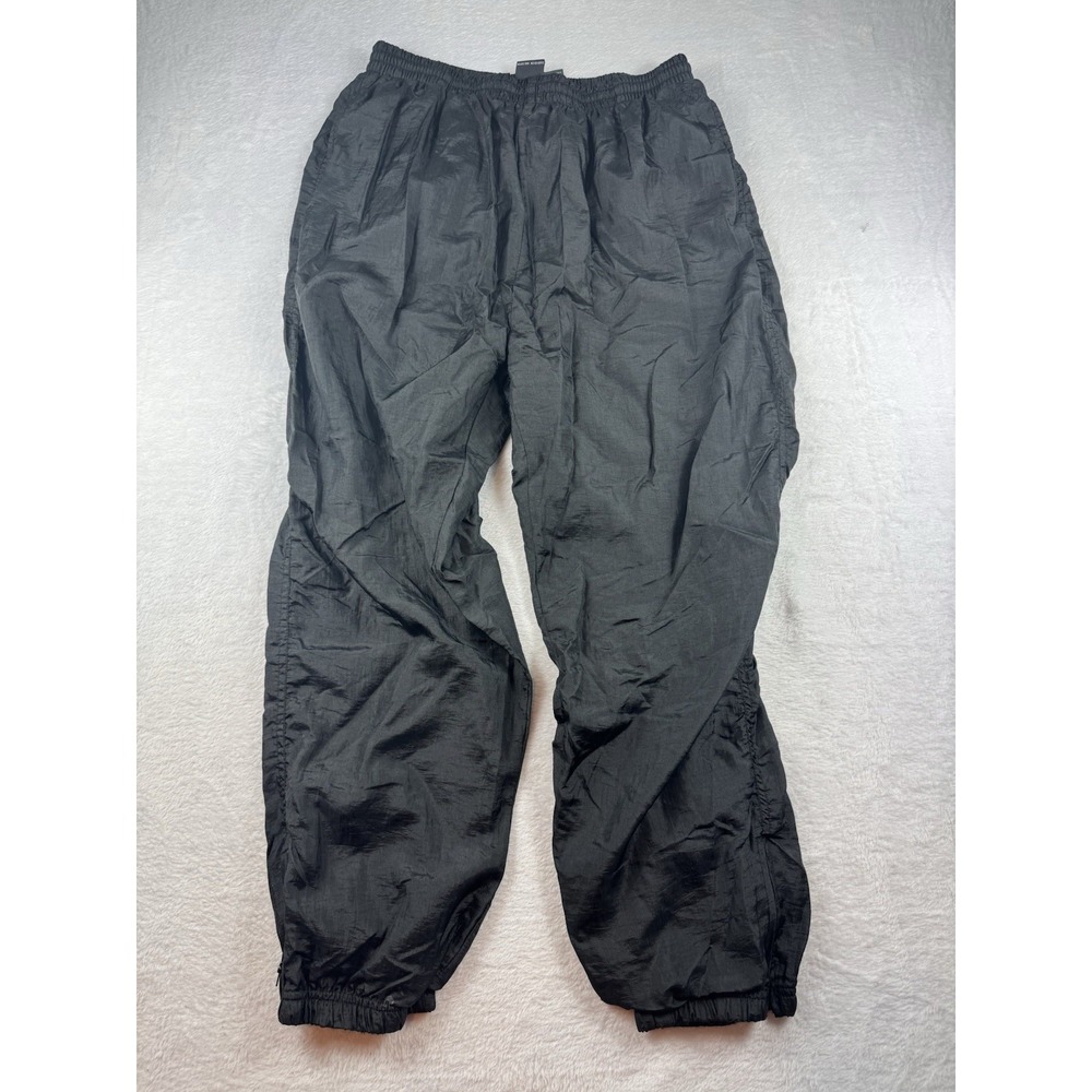 Vintage USA Olympic JC Penny Sweatpants XL Black Lined Leg Zipper Joggers Swoosh